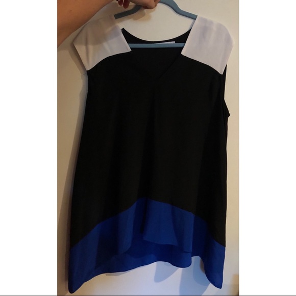 Bailey44 Flowy Colorblock Top - Picture 3 of 6